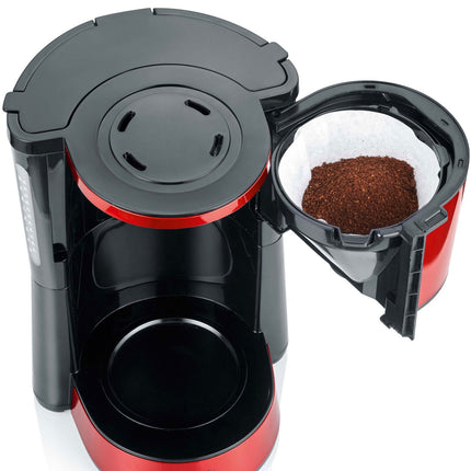 Kávovar 10 šálků 1000W chilli červená KA4817