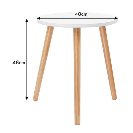Coffee table, side table, dining table, kitchen table, bedside table, wood, white