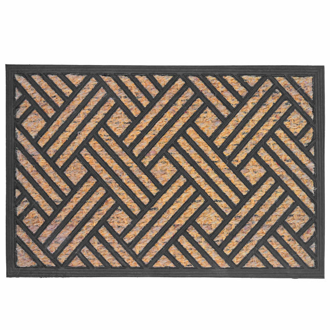 Rohožka z kokosového vlákna a PVC, 60x40 cm, protiskluzová, dovnitř i ven