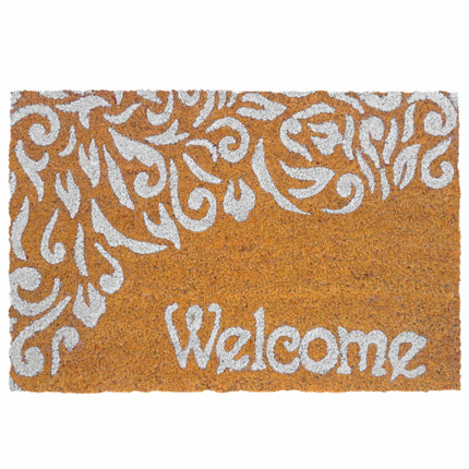 Kokosová rohožka Welcome, protiskluzová, 60x40 cm