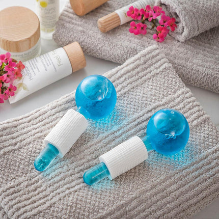 Chladivé skleněné masážní koule na obličej Friballs InnovaGoods 2 ks