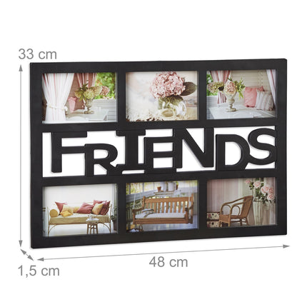 Fotorámeček koláž Friends na 6 fotek