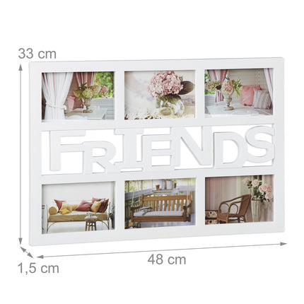 Fotorámeček koláž Friends na 6 fotek