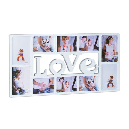 Fotorámeček koláž LOVE na 10 fotek