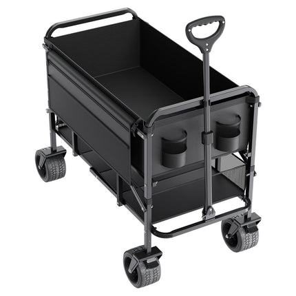 Collapsible Double Decker Wagon, 400L, 450 lb Capacity