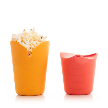 Skládací silikonové nádoby na popcorn Popbox InnovaGoods (2 ks)