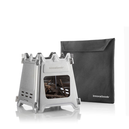 Skládací ocelový kempingový vařič Flamet InnovaGoods