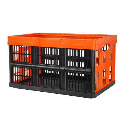 Collapsible Storage Bins, 45L 3-Pack, Stackable Handles
