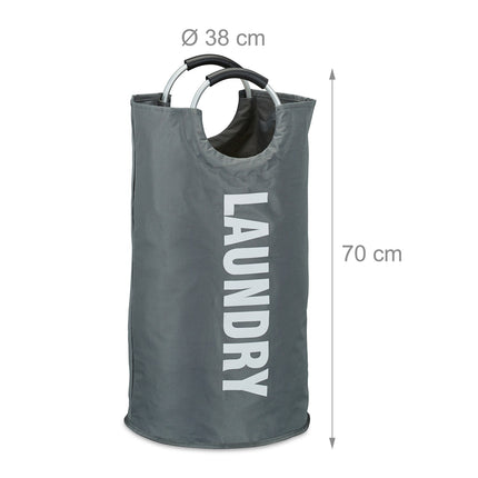 Skládací koš na prádlo s rukojetí