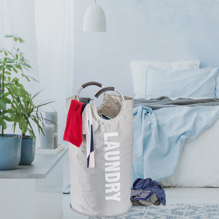 Opvouwbare wasmand met handvat