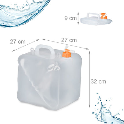Faltbarer Wasserkanister 4er Set 20 l