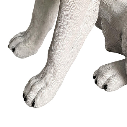Zahradní socha psa kolie, polyresin v životní velikosti