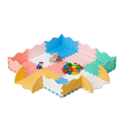 Barevná pěnová podložka puzzle s okraji