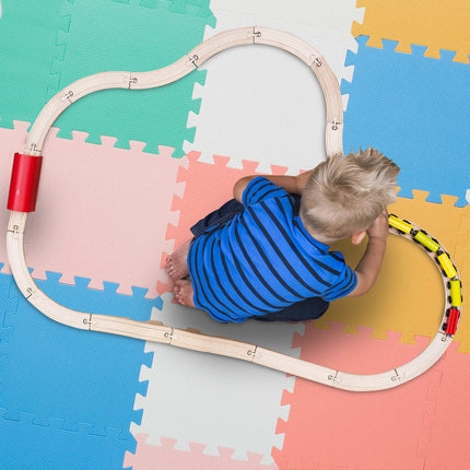 Barevná pěnová podložka puzzle s okraji