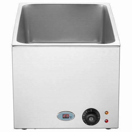 Commercial Bain Marie Food Warmer, 18L, 1200W Stainless