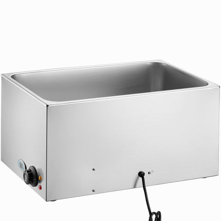 Commercial Bain Marie Food Warmer, 18L, 1200W Stainless