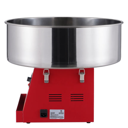 Commercial Cotton Candy Machine 1000W, Stainless Steel Bowl, Red