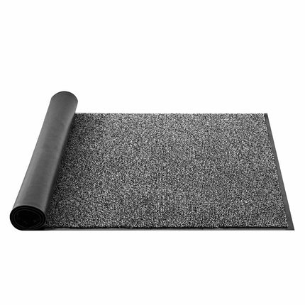 Commercial Floor Mat 5x3 ft, Non-Slip PVC Backing, Grey