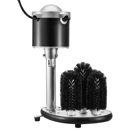 Commercial Glass Washer, 5-Brush, 600 Cups-Hour, 2–2.7 In
