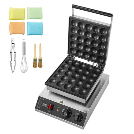 Commercial Poffertjes Maker, 25-Cavity 43mm, 1700W
