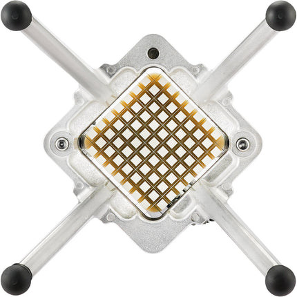 Commercial Vegetable Chopper, 4-Blade French Fry Cutter With Tray