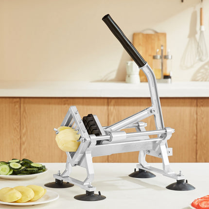 Commercial Vegetable Slicer, 1/2-Inch Manual, Suction Feet