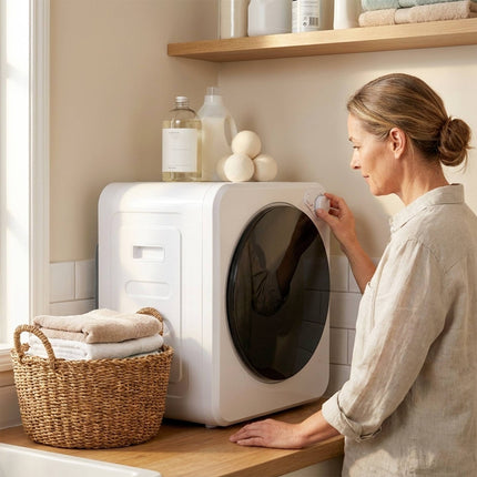 Kompaktní sušička prádla, 4kg, 5 programů, 800W/400W, bílá