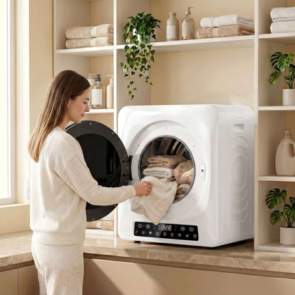 Kompaktní odvětrávaná sušička prádla, 5kg 1000W, bílá
