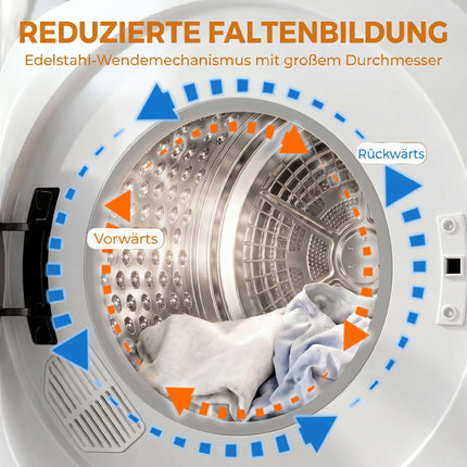 Kompaktní odvětrávaná sušička prádla, 5kg 1000W, bílá
