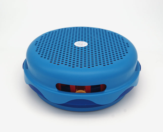 Compactoys plážový kbelík s hračkami na písek 7 v 1, modrý