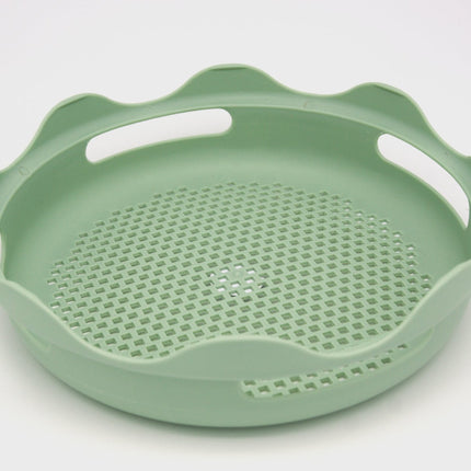 Compactoys Eco plážový kbelík s hračkami na písek 7 v 1, zelený