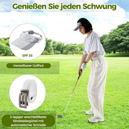 Kompletní golfový dárkový set pro ženy, golfové doplňky, sada 3 ks golfových míčků v dárkové krabičce