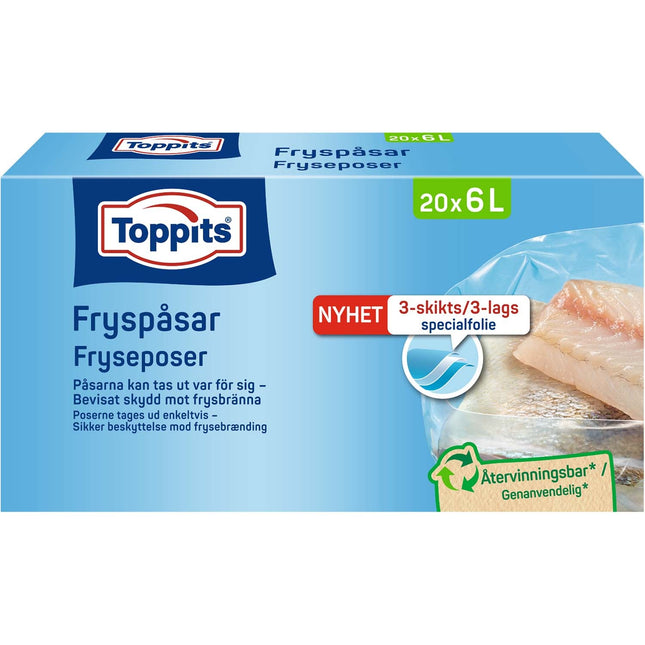 Kompostovatelné pytle na odpadky 6L, 20 ks