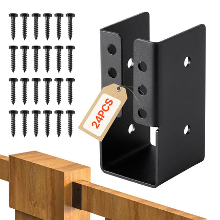 Concealed 2x4 Joist Hangers With Screws, 24 Pack
