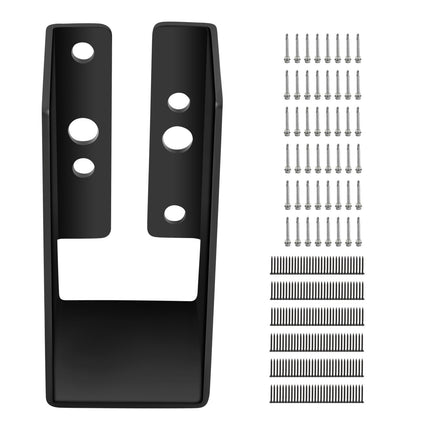 Concealed Joist Hangers for 2x4, Black, 24 Pack