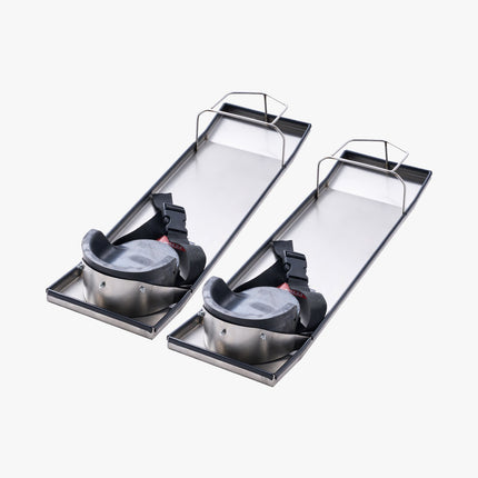 Concrete Knee Boards 2-Pack, 28 x 8 Stainless Steel