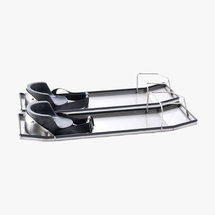 Concrete Knee Boards 2-Pack, 28 x 8 Stainless Steel