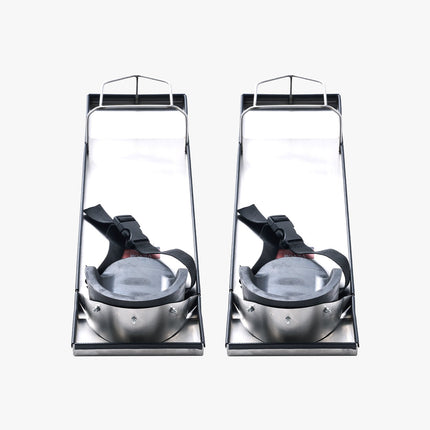 Concrete Knee Boards, 30 x 8 in Stainless Steel With Pads