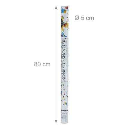 Konfetové dělo 80 cm, barevné