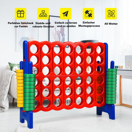 Hra Connect Four – 4 v řadě, desková hra se 42 velkými kroužky