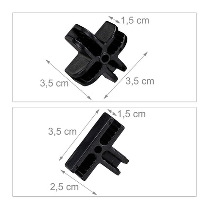 Connections for screwless shelf systems