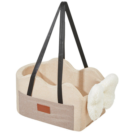 Console Dog Car Seat, Booster for Small Dogs Up to 8 lb