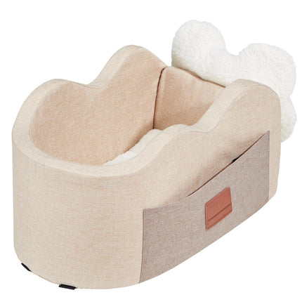 Console Dog Car Seat, Booster for Small Dogs Up to 8 lb