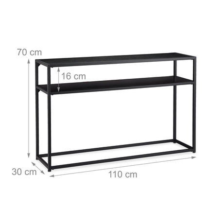Console table black