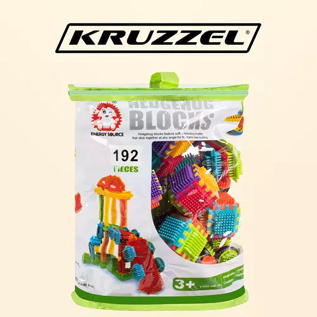 Stavebnice – ježci 192 ks, Kruzzel 20376