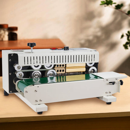 Continuous Band Sealer, 6–12 mm Seal, Digital Temp Control