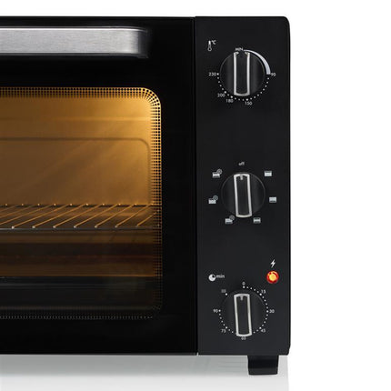 Horkovzdušná trouba 48L, 1800W, 90minutový časovač, černá