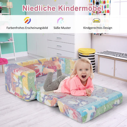 Rozkládací dětské křeslo – svítí ve tmě, samet
