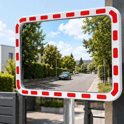 Convex Traffic Mirror 40x60 cm – Shatterproof, Weatherproof