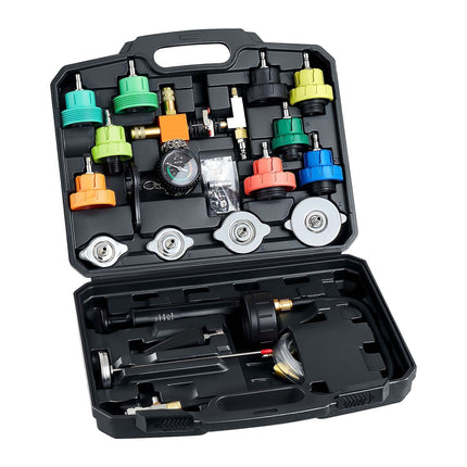 Coolant Pressure Tester Kit, 28-Piece, 4 Adapters